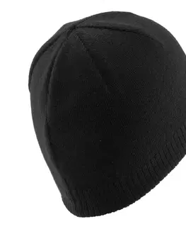čiapky Jednoduchá lyžiarska čapica čierna
