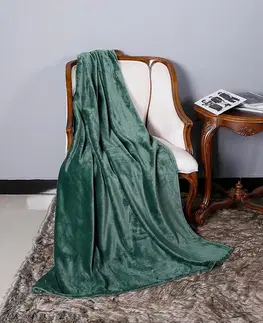 Jednofarebné deky Deka Laguna 170x220 zelená