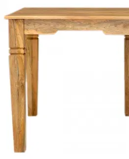 Jedálenské stoly Jedálenský stôl Guru 80x80 z mangového dreva