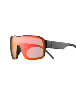 okuliare Lyžiarske a snowboardové okuliare F2 100 do pekného počasia čierno-červené