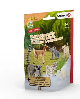 Hračky - figprky zvierat SCHLEICH - Vrecko s prekvapením - africké zvieratká XS