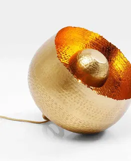Stolové lampy KARE KARE Apollon stolová lampa zlatá matná Ø 28 cm