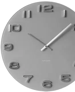 Hodiny Nástenné hodiny Karlsson KA5489GY Vintage grey 35cm