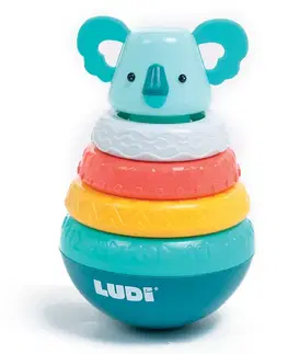 Náučné hračky LUDI - Pyramída z krúžkov Koala