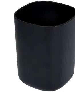 Kúpeľňové doplnky Zelda kozmetický pohár  čierny 8286