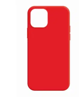 Puzdrá na mobilné telefóny FIXED MagFlow Silikónový kryt s podporou Magsafe pre Apple iPhone 15, červený FIXFLM2-1200-RD