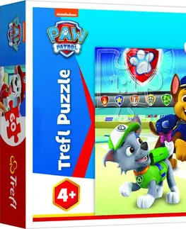 Hračky puzzle TREFL - Puzzle 60 - Vo svete šteniat / Viacom PAW Patrol