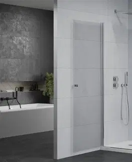 Vane MEXEN/S - Pretoria otváracia sprchovací kút 70x70, sklo transparent, chrom + vanička 852-070-070-01-00-4010