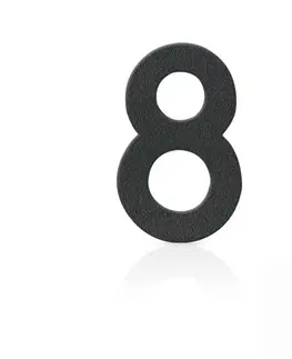 Číslo domu Heibi Čísla domu ušľachtilá oceľ číslica 8 sivá