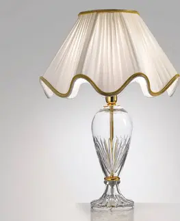 Stolové lampy Cremasco Stolná lampa Belle Epoque, 50 cm zlatá