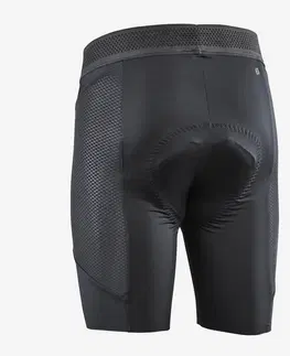 nohavice Pánske spodné šortky EXPL 700 na horskú cyklistiku čierne