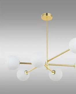Lampy do obývačky Luster Sarius Gold WYS. 4736 LW6