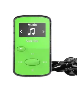 CD prehrávače Prehrávač SanDisk MP3 Clip Jam 8 GB MP3, zelený