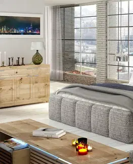 Manželské postele čalúnené ArtElta Manželská posteľ EDVIGE | 140 x 200 cm Farebné prevedenie EDVIGE: Jasmine 29