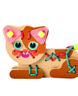 Drevené hračky TREFL - Drevená hračka Mačiatko