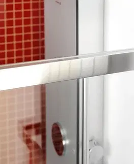 Sprchové dvere POLYSAN - LUCIS LINE polkruhová sprchová zástena 900x900, číre sklo DL3615