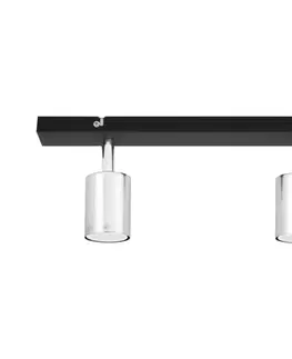 Svietidlá  LED Bodové svietidlo TUNE 2xGU10/6,5W/230V matný chróm/čierna 