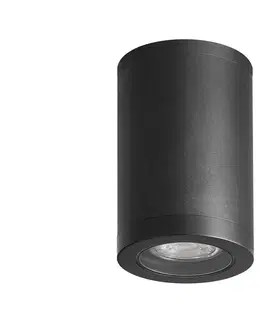 Záhradné lampy Prezent Luxera  - Vonkajšie stropné svietidlo MOPTI 1xGU10/7W/230V IP54 čierna 