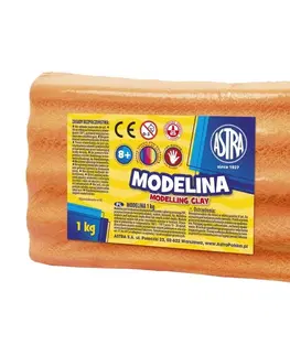 Hračky ASTRA - Modelovacia hmota do rúry MODELINA 1kg Oranžová, 304111006
