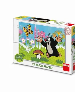 Hračky puzzle DINO - Krtko A Hríb 24 Maxi Puzzle
