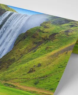 Samolepiace tapety Samolepiaca fototapeta ikonický vodopád na Islande