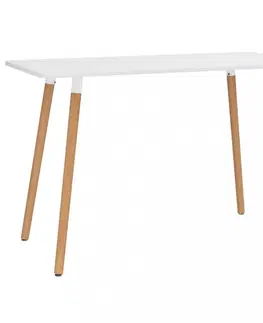 Jedálenské stoly Jedálenský stôl 120x60cm Dekorhome Prírodná