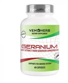 Ostatné špeciálne doplnky výživy Vemoherb Geranium 60 kaps.