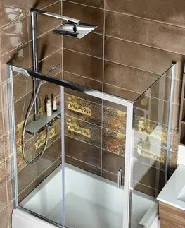 Sprchovacie kúty POLYSAN - DEEP sprchová bočná stena 750x1650, číre sklo MD3116