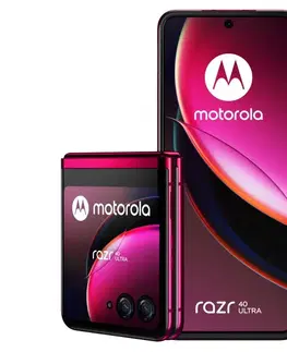 Mobilné telefóny Motorola Razr 40 Ultra, 8/256GB, Viva Magenta