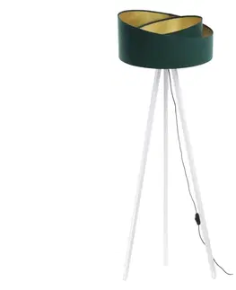 Lampy  Stojacia lampa GALAXY 1xE27/60W/230V zelená/biela 
