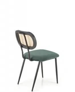 Jedálenské stoličky a kreslá Jedálenská stolička K503 Halmar Zelená
