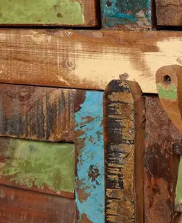 Komody LuxD Dizajnová komoda Jacktar 160 cm recyklované drevo