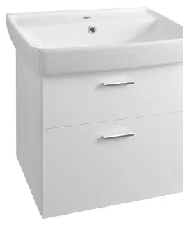 Kúpeľňa AQUALINE - ZOJA umývadlová skrinka zásuvková 50x50x37 cm, biela 56379