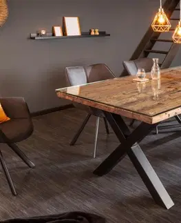Jedálenské stoly Jedálenský stôl IDAIA X Dekorhome 180x100x75 cm