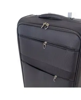 Batohy Pretty UP Cestovný textilný kufor TEX15 L, sivá