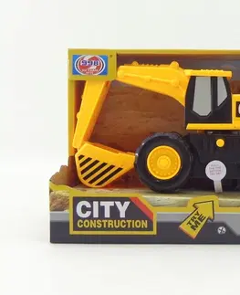 Hračky - dopravné stroje a traktory MAC TOYS - Bager 17cm, zvuk/svetlá