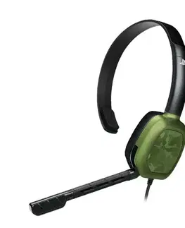 Slúchadlá Káblový headset PDP LVL1 Chat pre Playstation 4, camo green