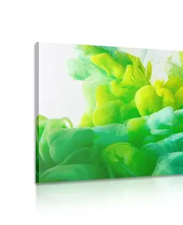 Abstraktné obrazy Obraz atrament v zelených odtieňoch