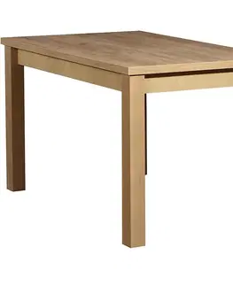 Jedálenské stoly Jedálenský stôl ST30 120x80 dub wotan