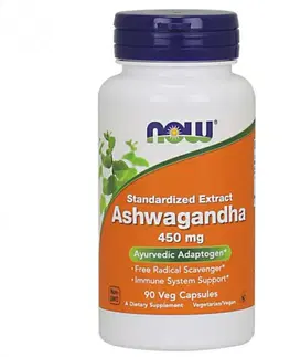 Ashwagandha NOW Foods Ashwagandha 450 mg 90 kaps.