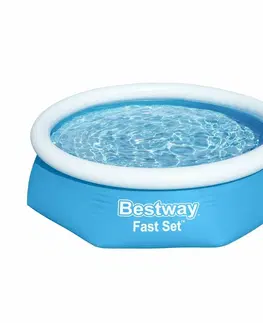 Bazény Bestway 57448 Nafukovací bazén Fast Set, 244 x 61 cm