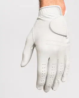 rukavice Pánska golfová rukavica Tour pre pravákov biela