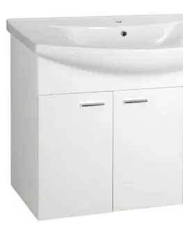 Kúpeľňa AQUALINE - ZOJA umývadlová skrinka 93x74x34cm, biela 51094A