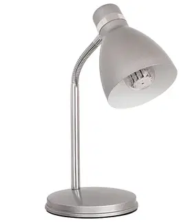 Stolové lampy Stolná lampa Kanlux ZARA 07560 strieborná