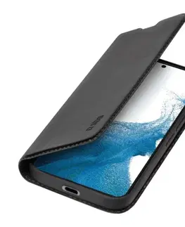 Puzdrá na mobilné telefóny Knižkové puzdro SBS Book Wallet Lite pre Samsung Galaxy S23, čierna TEBKLITESAS23K