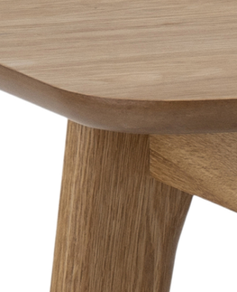 Písacie stoly Dkton Dizajnový písací stôl Narnia 105 cm, olejovaný dub