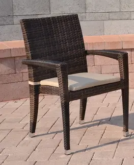 Stoličky Cuba Komfort stolička hnedá