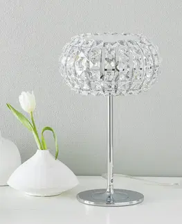 Stolové lampy Schuller Valencia Stolná lampa DIAMOND s krištáľmi 24 cm