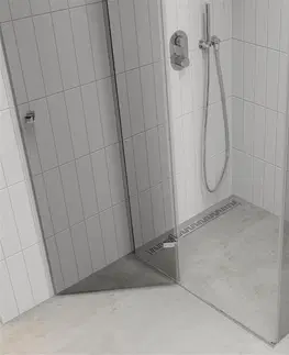 Sprchovacie kúty MEXEN/S - ROMA sprchovací kút 105x100 cm, transparent, chróm 854-105-100-01-00