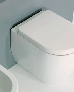 Záchody KERASAN - FLO WC misa 36x51,5cm, spodný/zadný odpad, biela 311601